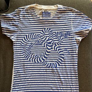 Threadless tee with snake stripe print. Never worn.